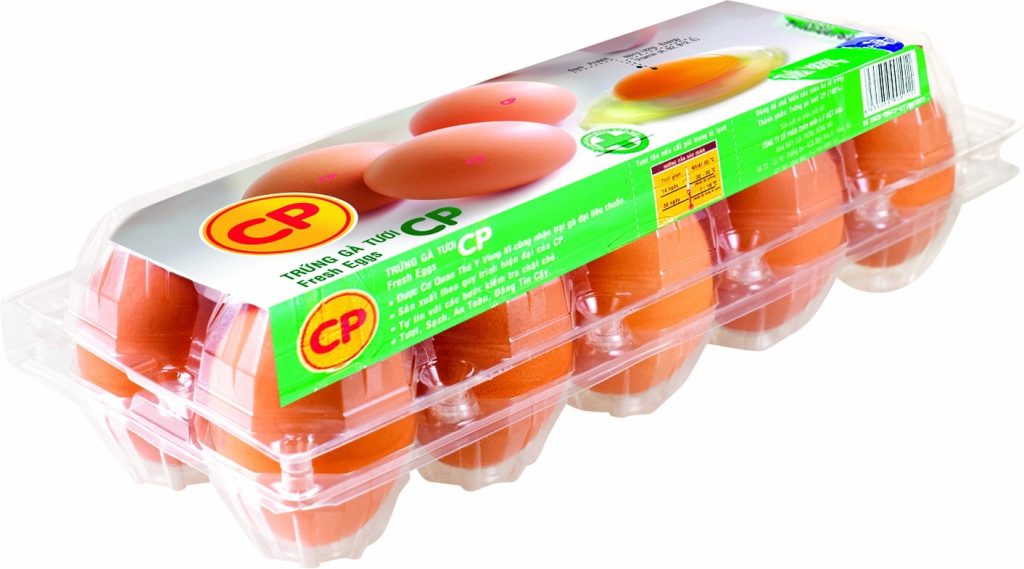 Trứng Gà CP Vỉ 10 Trứng XL