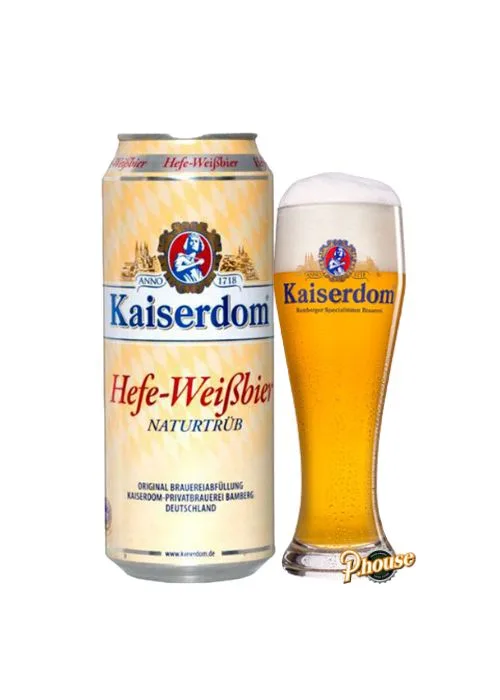 Bia Kaiserdom Hefe Weissbier 4.7 Đức Lon 500ml