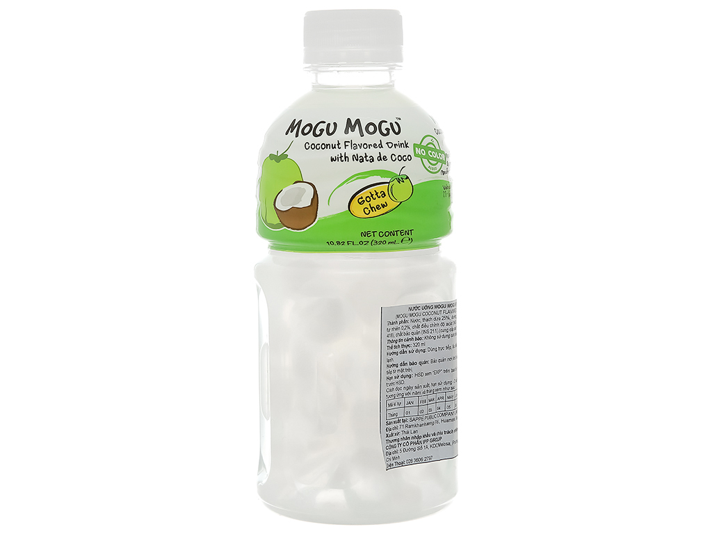 nước trái cây Mogu Mogu thạch dừa