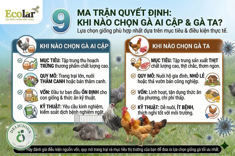 Gà CP và gà ta - Gà CP và gà ta: khác biệt cốt lõi nằm ở đâu