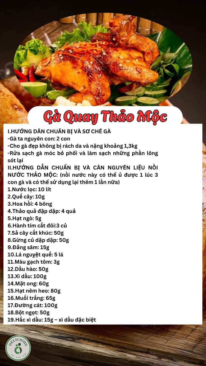 Gà ta thảo mộc - Điểm được giới thiệu là khác biệt