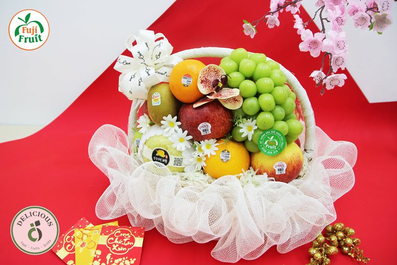Giỏ trái cây Trung thu - Quả mang ý nghĩa mùa trăng