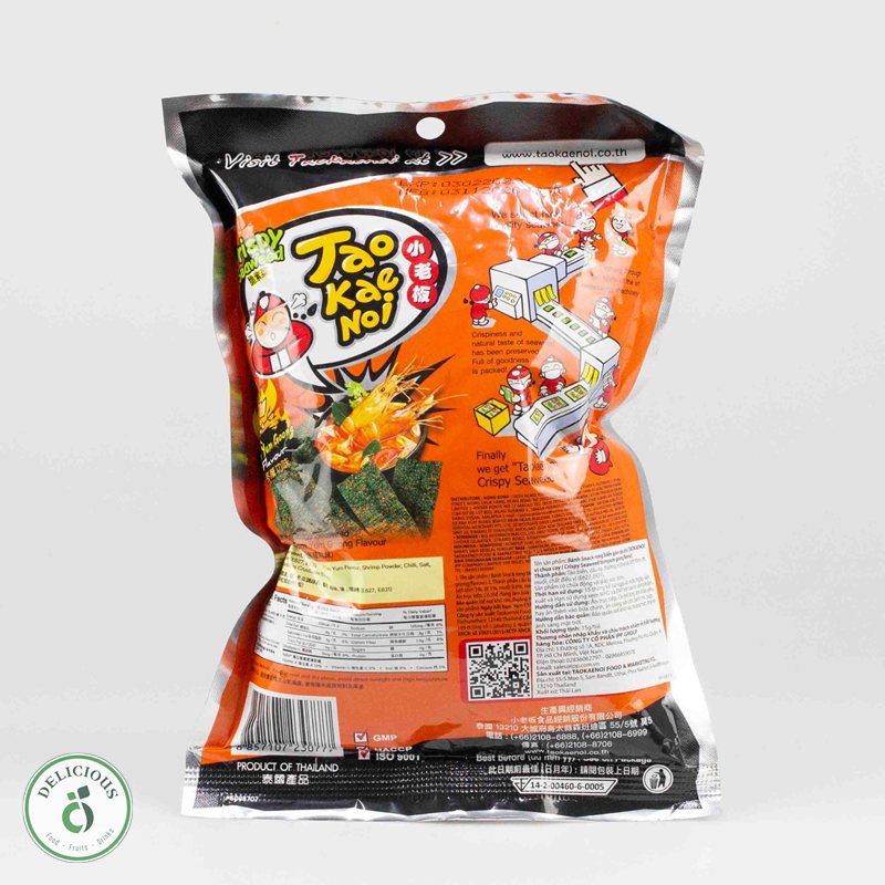 Rong biển Taokaenoi - Các vị phổ biến và mức cay