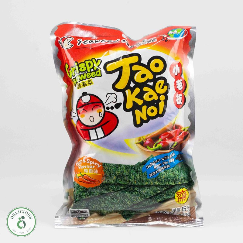 Rong biển Taokaenoi - Kiểm tra hạn dùng và tình trạng gói