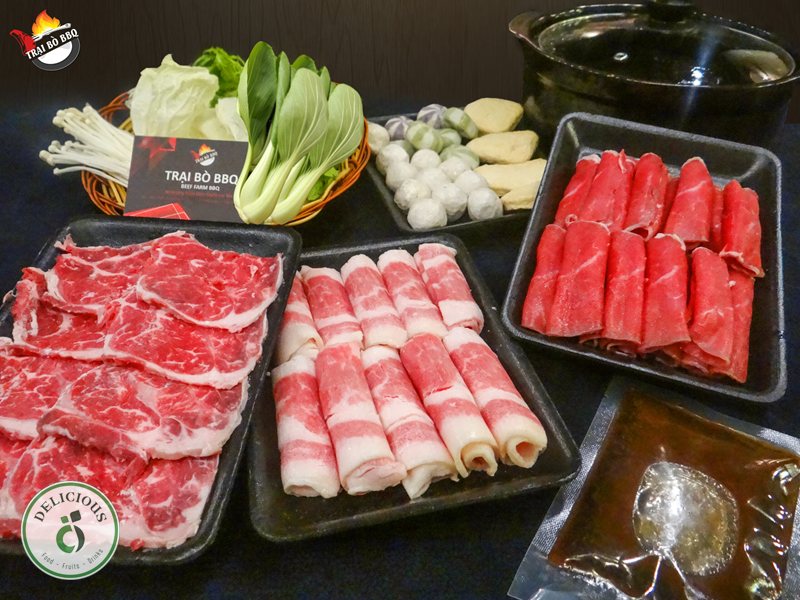 Thịt bò nhúng lẩu - Vì sao thịt có vân mỡ lại hợp nhúng lẩu hơn